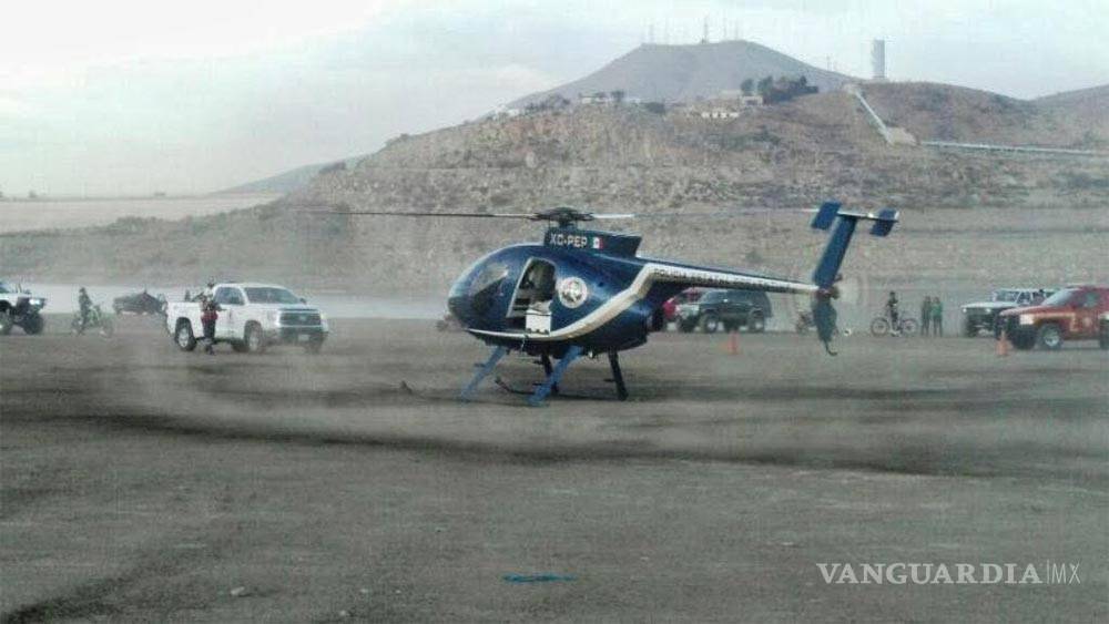 $!Cae helicóptero de la Policía Estatal en Mexicali tras rescatar cadáver de senderista, reportan 4 muertos