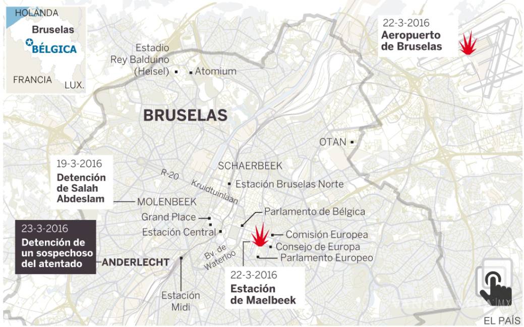 $!Policía belga detiene a sospechoso vinculado con los atentados de Bruselas
