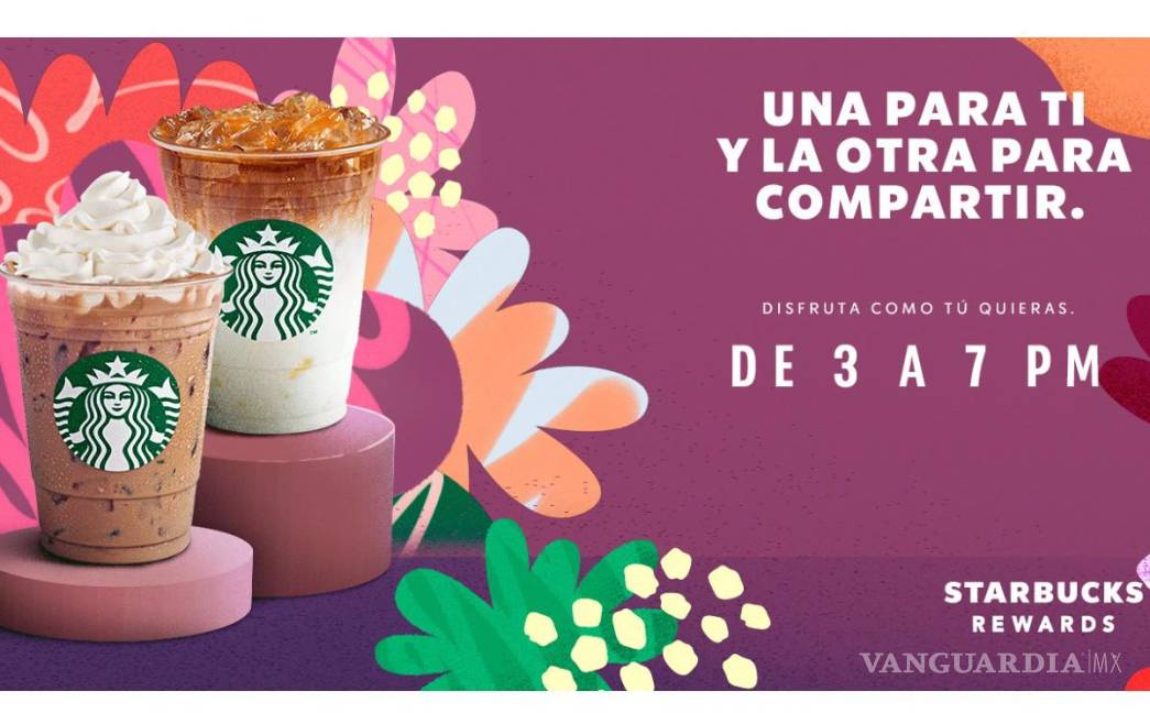 $!Starbucks ofrece 2x1 durante esta semana de abril: fechas y condiciones