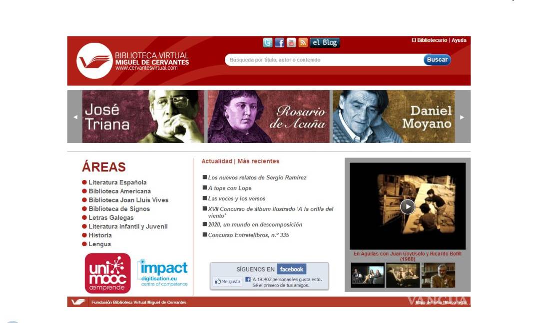 $!Mayor web de literatura hispana sirve un millón de páginas al año en EU