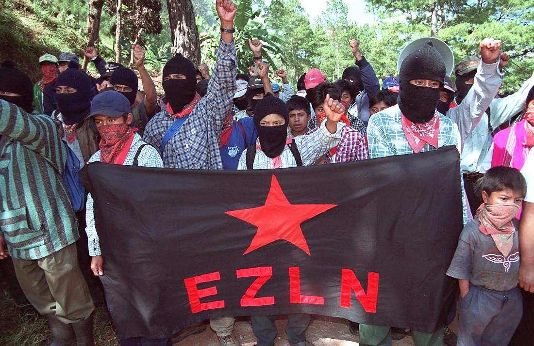 $!La movilización zapatista provocó un mes de caos en el arranque de 1994.