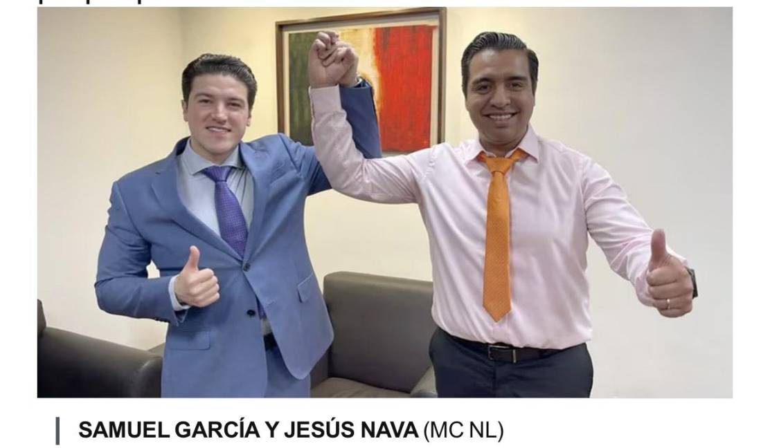 $!Samuel García, gobernador de Nuevo León y Jesús Nava Alcalde de Santa Catarina.