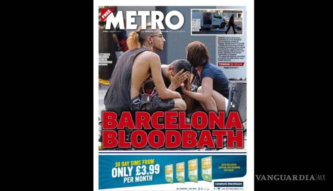 $!Lamenta el mundo atentado en Barcelona