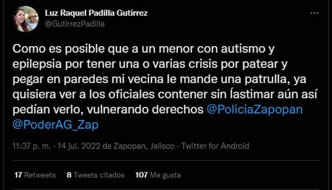 Queman viva a madre de niño autista en Zapopan, Jalisco $!Queman viva a madre de niño autista en Zapopan, Jalisco