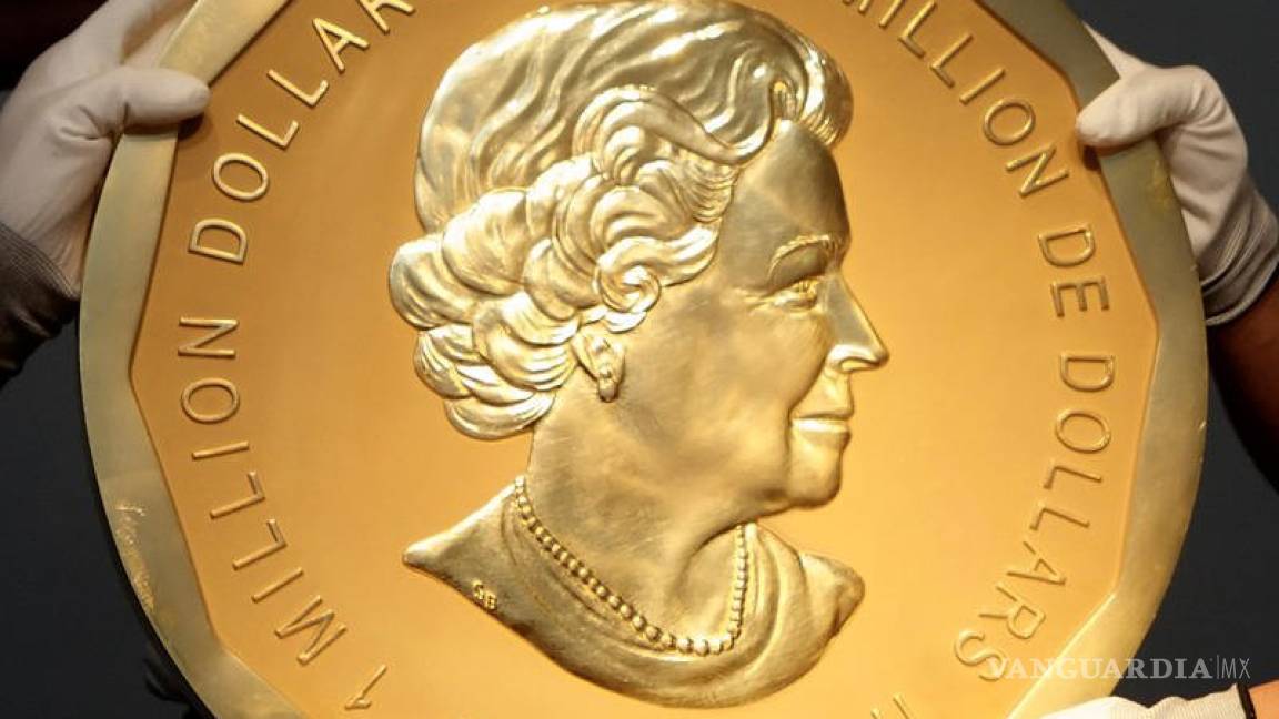 Roban la moneda de oro más grande del mundo, vale 4.5 millones de dólares