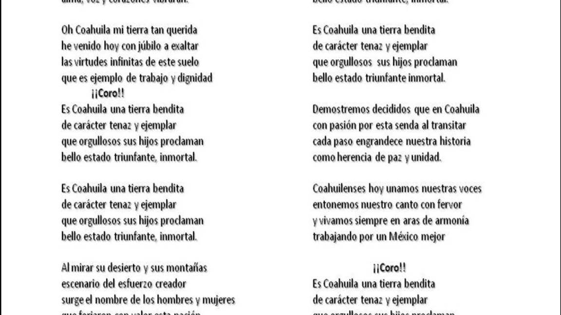 Propone diputado de Coahuila sea obligatorio entonar el Himno Coahuilense en juegos deportivos