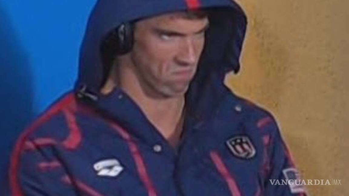 La cara de Michael Phelps enojado arrojó el primer meme de Río 2016