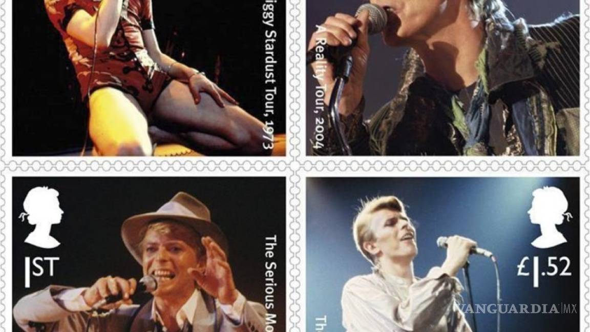 Servicio de correos británico emite timbres para honrar a David Bowie