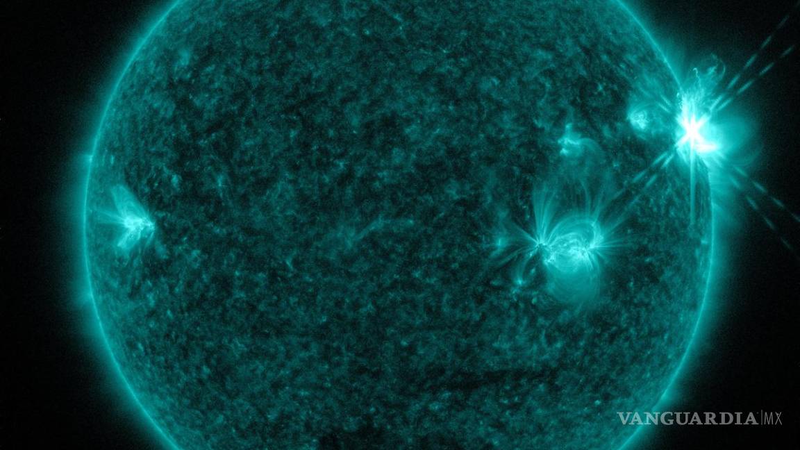 NASA captura imágenes de erupciones solares
