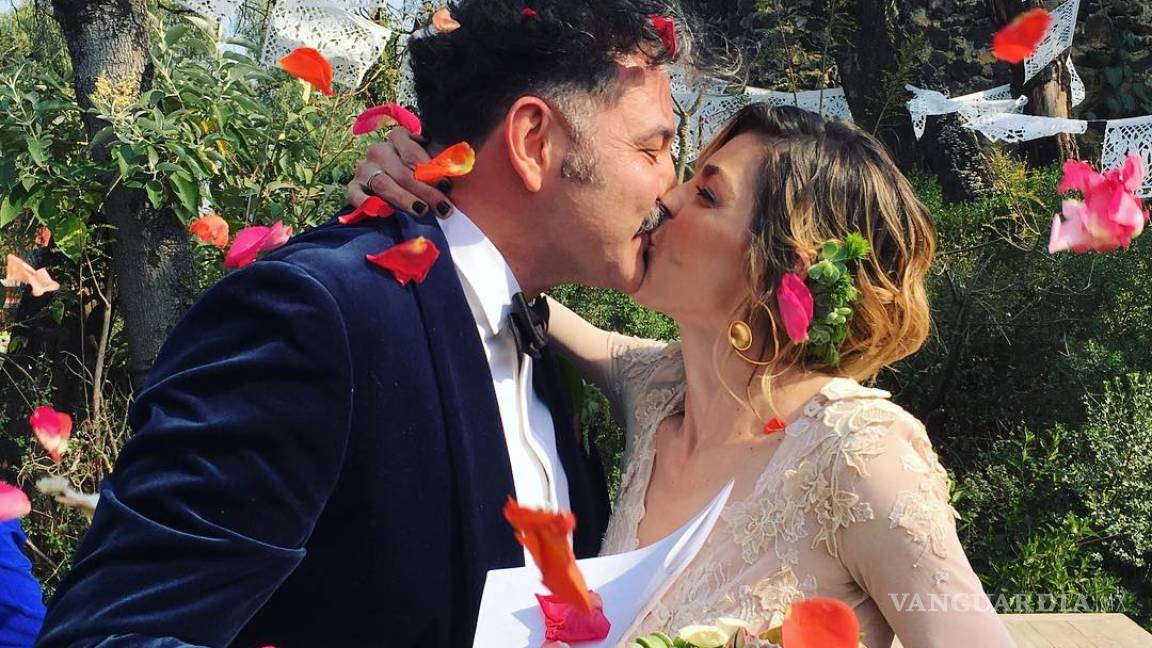 Irene Azuela comparte foto de su boda