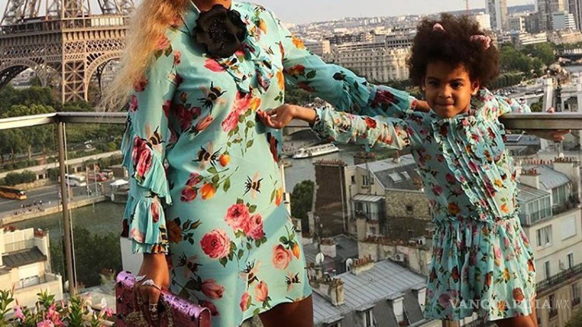 Beyoncé y su hija conquistan París al estilo fashion twins