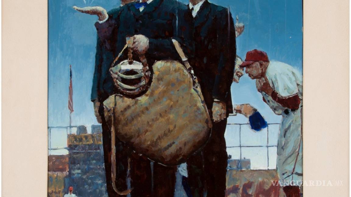 Venden pintura de Norman Rockwell sobre el béisbol vendida en 1.6 mdd