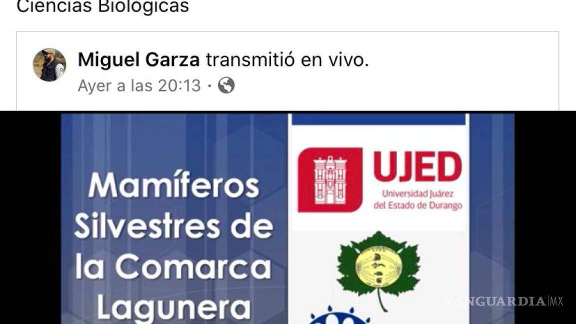 Ayuntamiento de Torreón ofrece conferencias virtuales para conectar con la Tierra