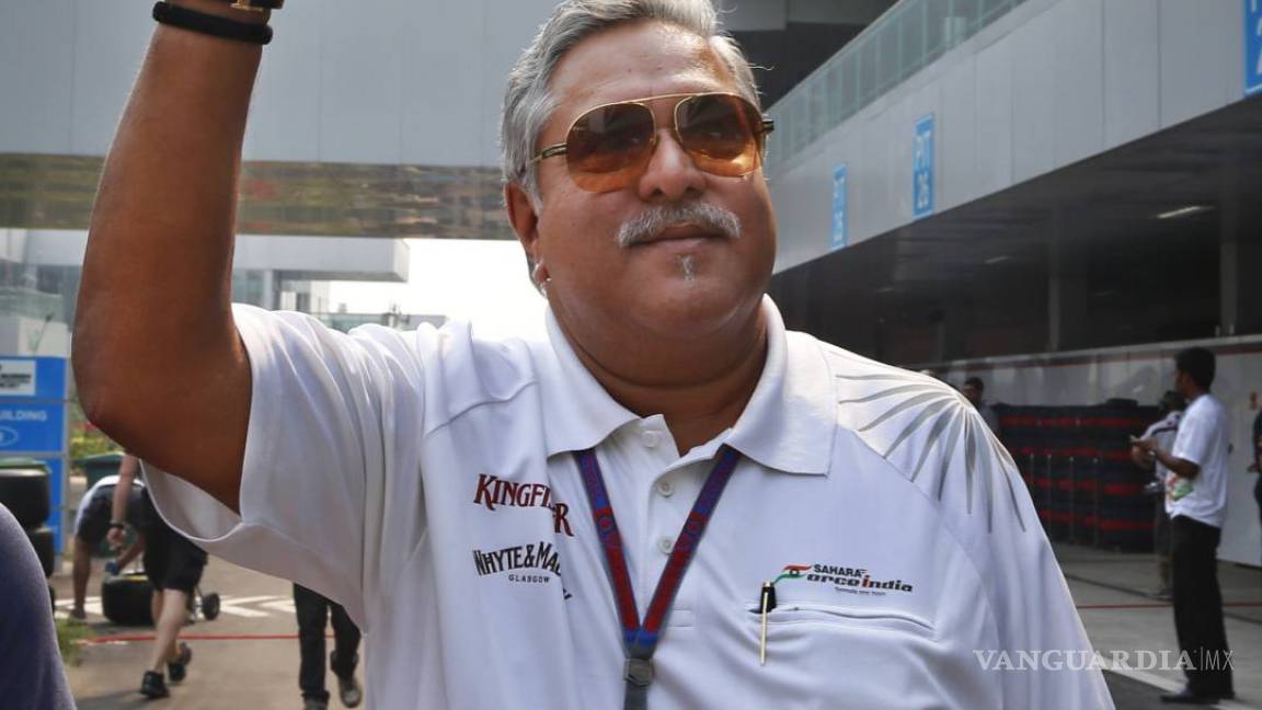 Emiten una orden de captura contra Vijay Mallya, jefe de Force India