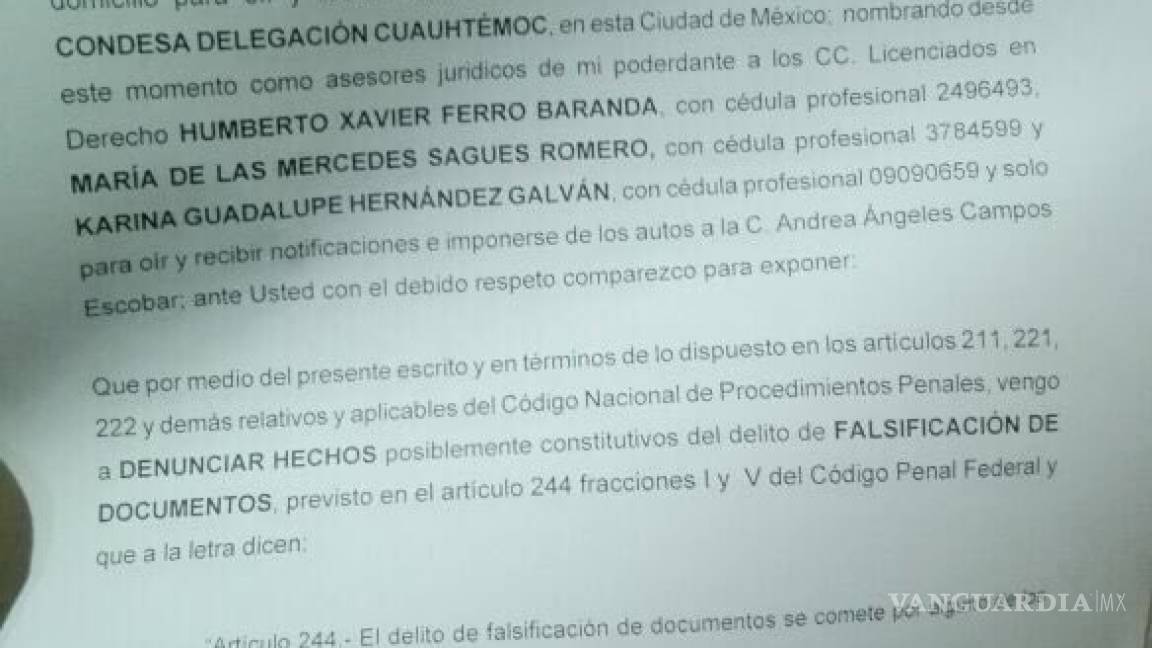Kate del Castillo denuncia falsificación de su firma en trámite con tintes electorales