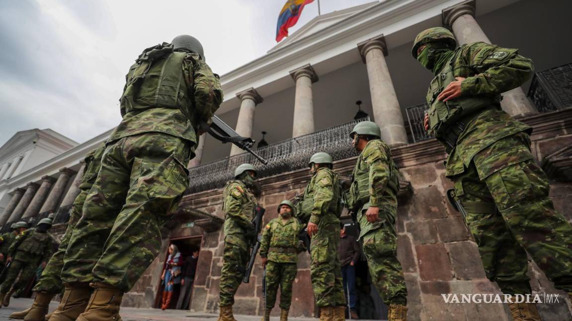 Suman mil 534 detenidos a seis días de la declaración de conflicto armado interno en Ecuador