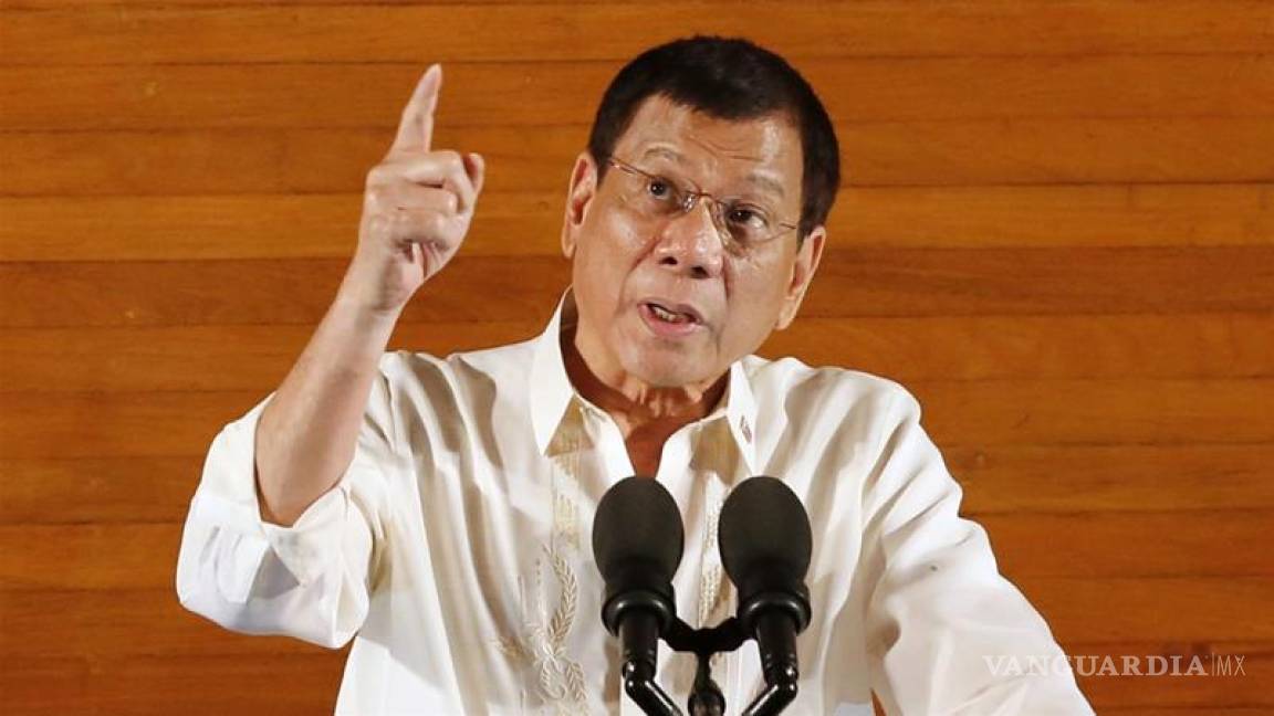 &quot;Renuncien al narcotráfico o los mataré&quot;: presidente de Filipinas