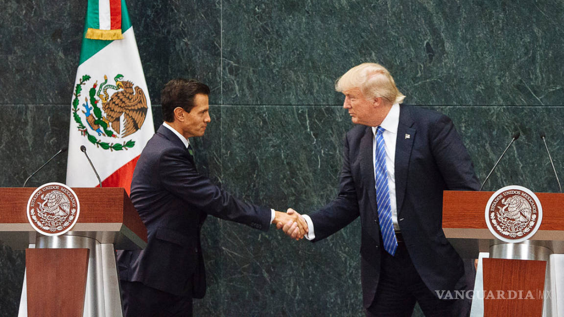 Peña Nieto conversa con Trump tras toma de protesta; se reunirán el 31 de enero