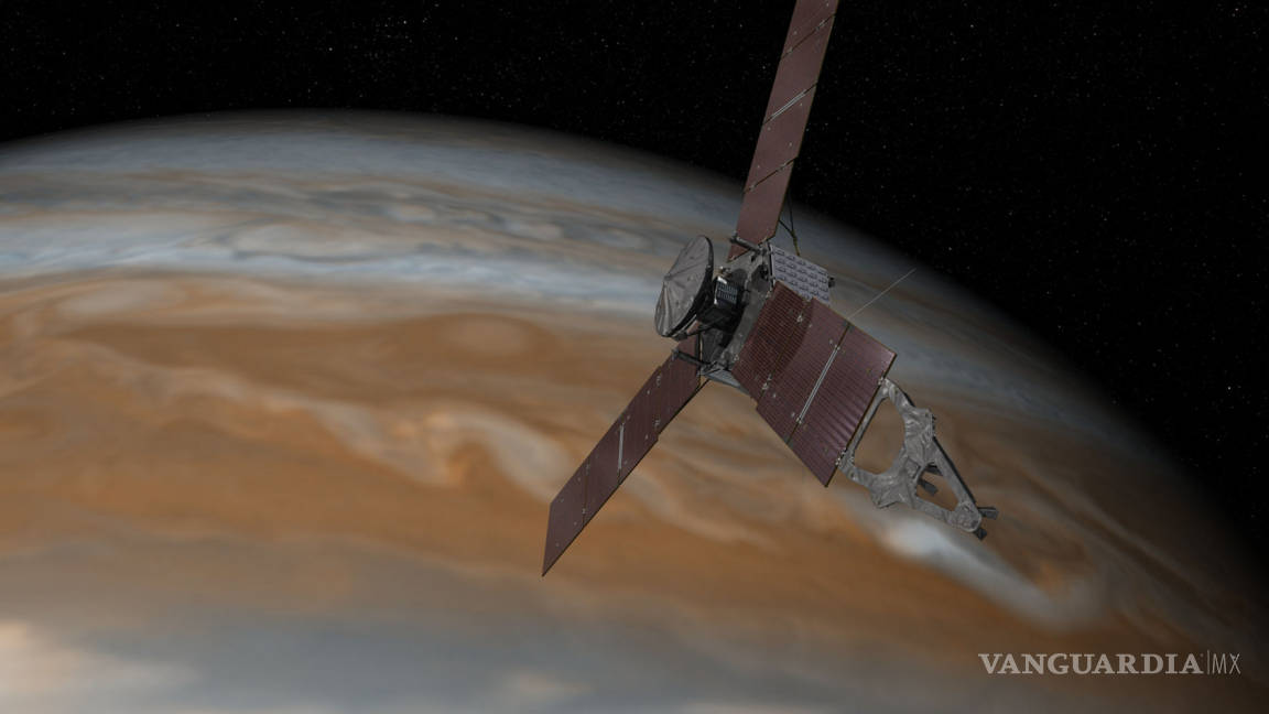 Sonda 'Juno', en su máxima aproximación a Júpiter