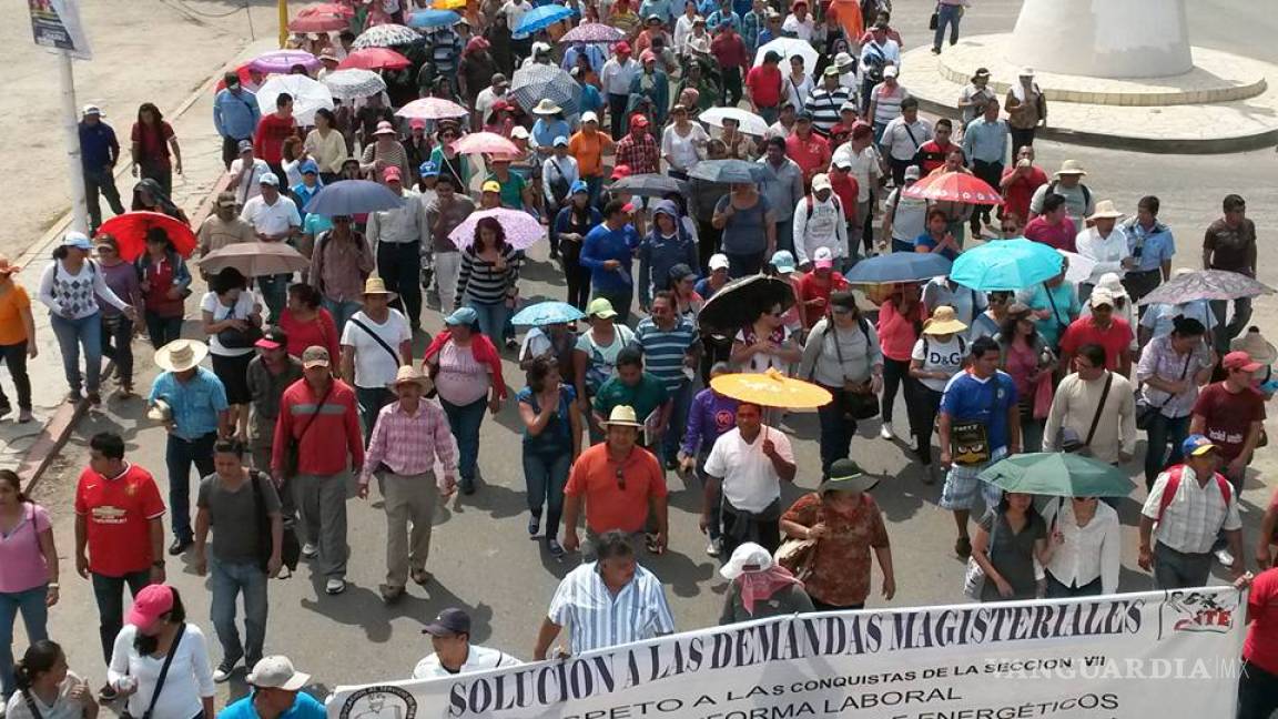 CNTE amaga con “sanciones” si se aplica reforma en Chiapas