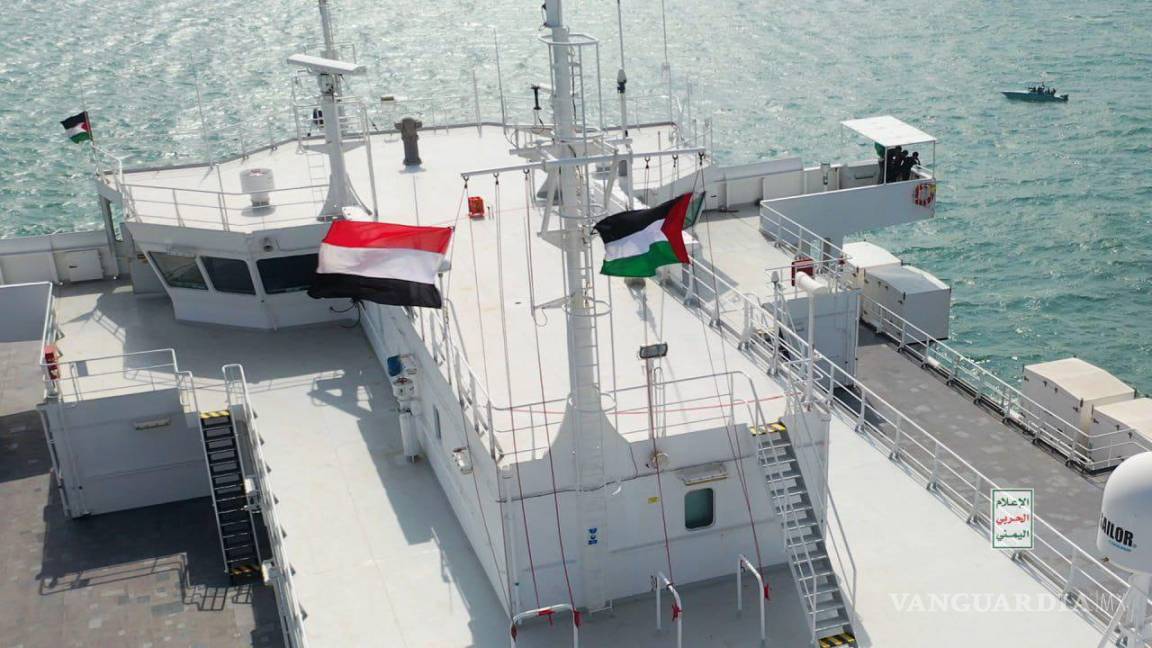 Hay mexicanos en buque secuestrado por rebeldes de Yemen, señala Israel