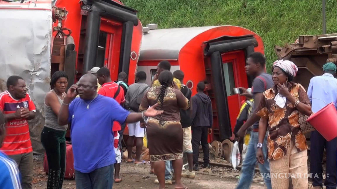 Suman 75 muertos en Camerún tras descarrilamiento de tren