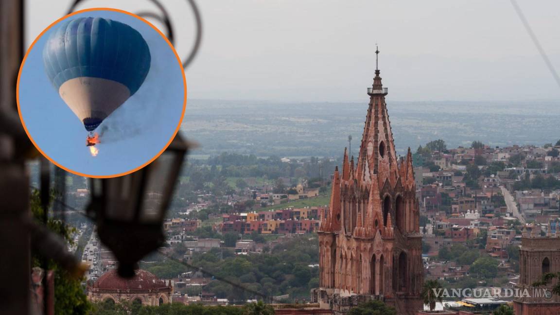 Tras accidente en Teotihuacán, San Miguel de Allende cancela vuelos en globo aerostático