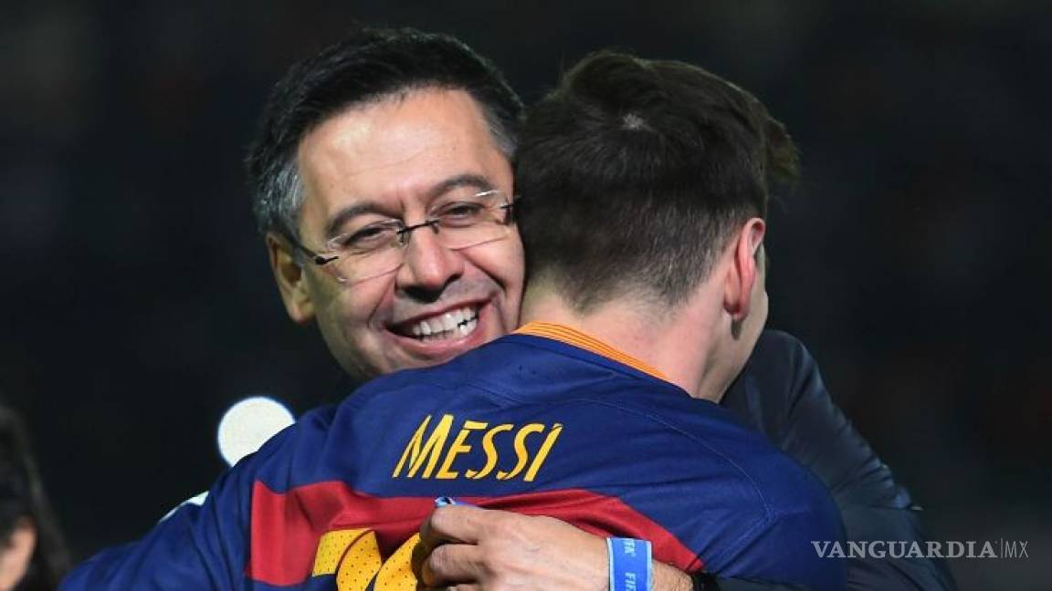 &quot;Messi es la madre de todos los iconos del Barça”, asegura Bartomeu