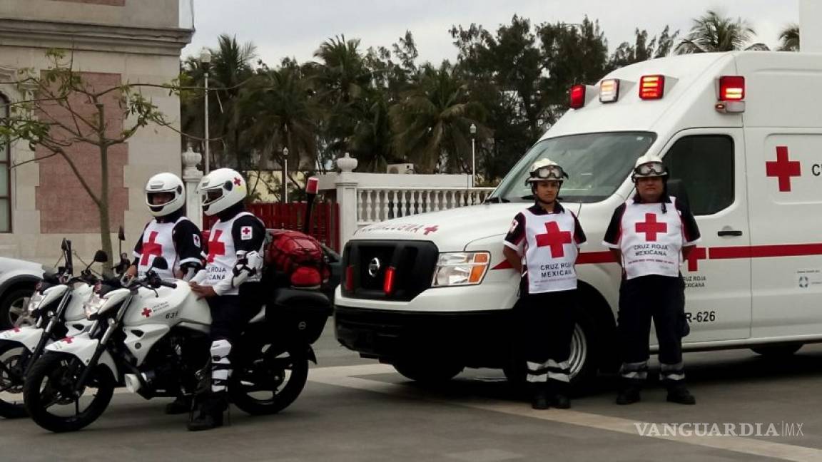 Instala Cruz Roja en Ciudad Acuña unidad para atender a repatriados
