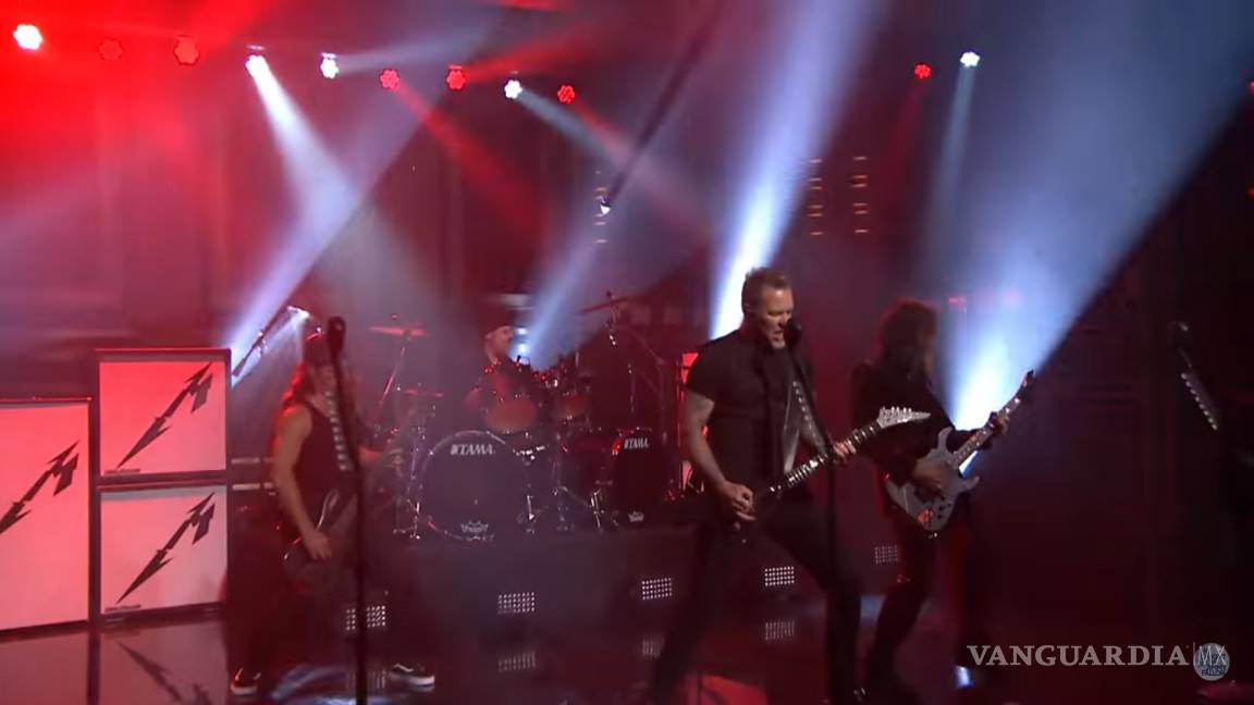 Metallica toca nuevo tema con Jimmy Fallon