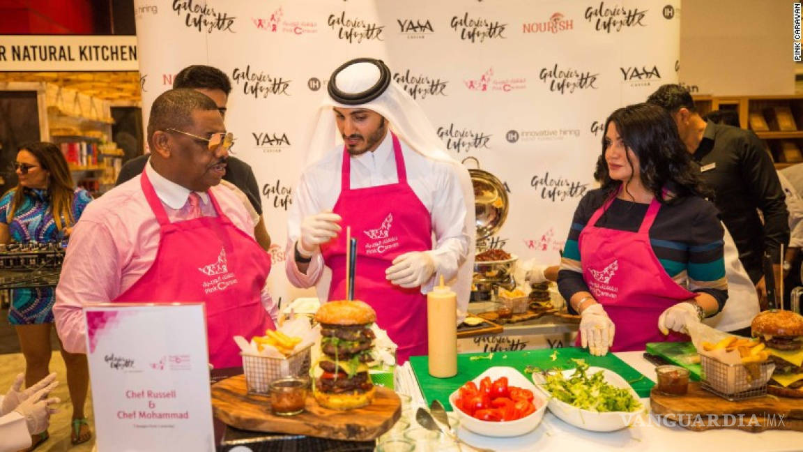 Subastan hamburguesa en Dubai por 10 mil dólares
