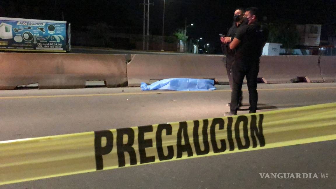 Joven es atropellado y muere cuando huía de policías en bulevar de Saltillo