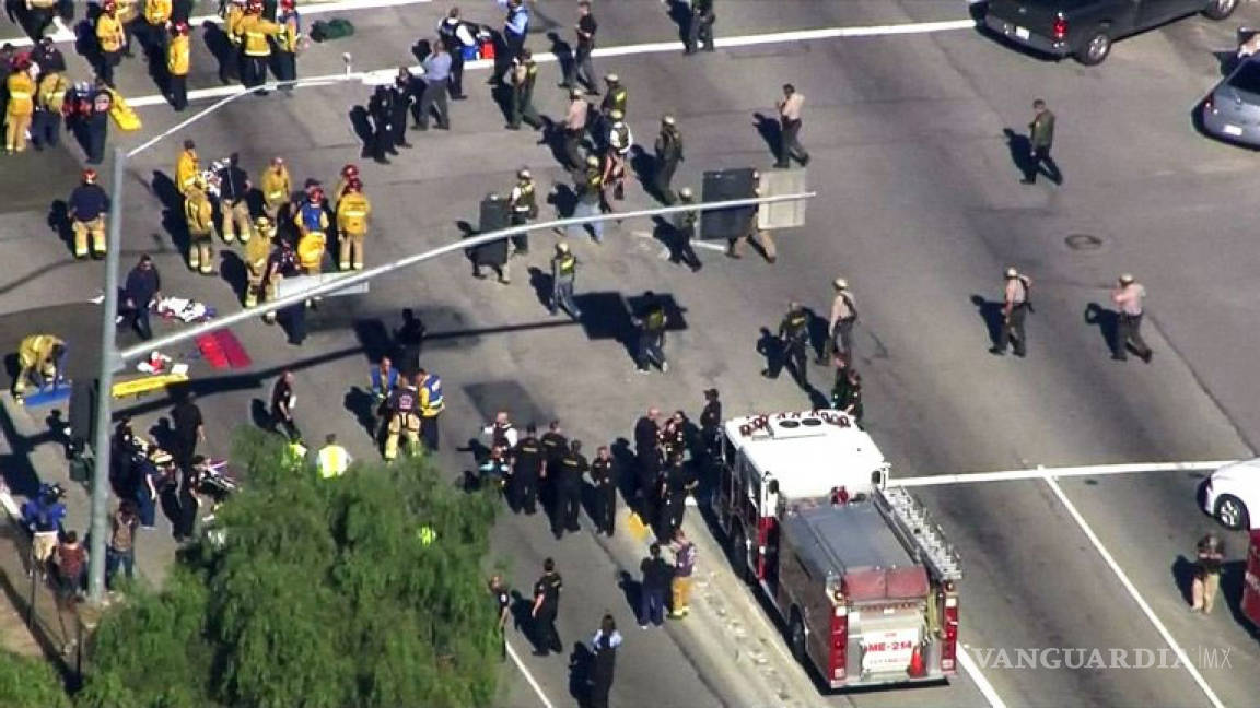 Tiroteo en San Bernardino podría ser ataque terrorista; reportan 12 muertos