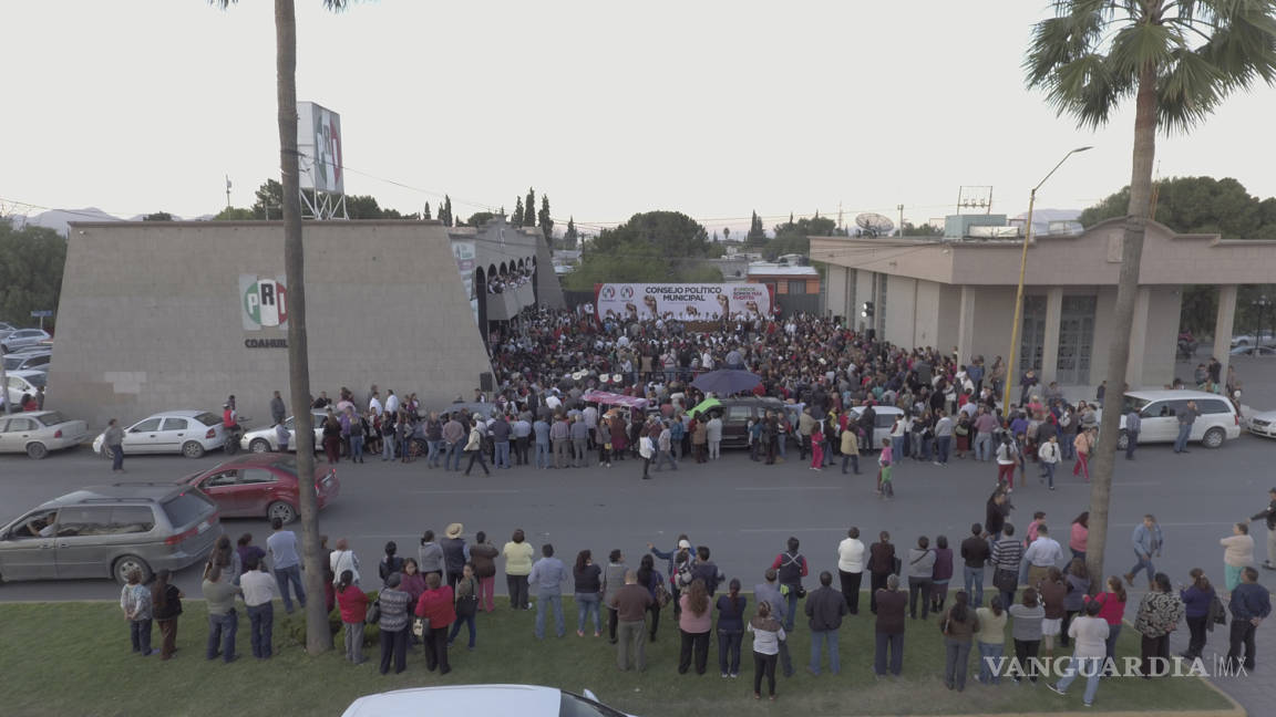 Aspirantes priístas toman protesta en Saltillo; aseguran la victoria