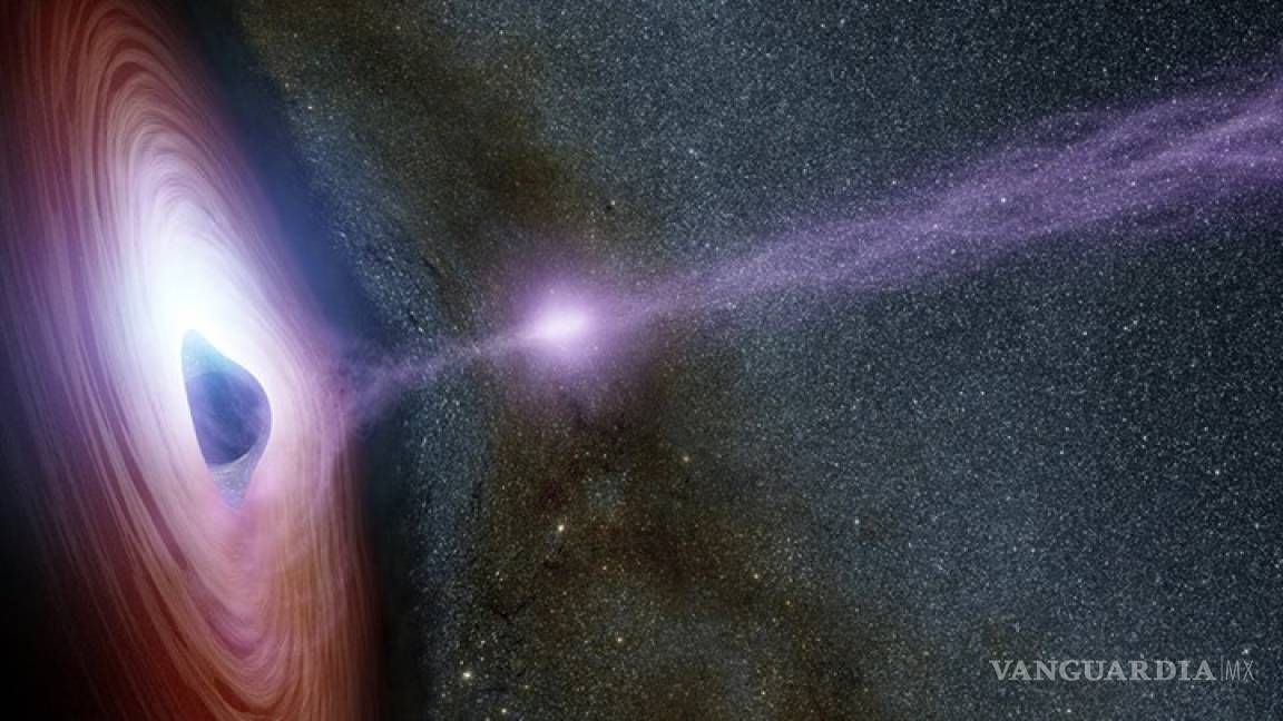 NASA capta impresionante explosión de energía salir de hoyo negro