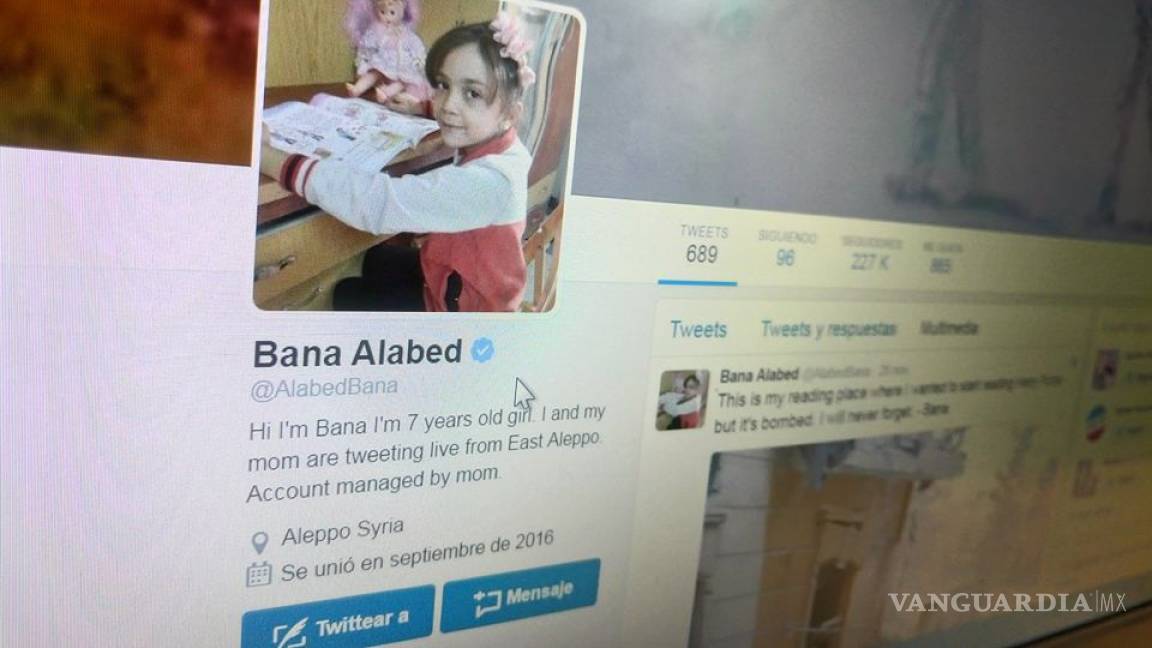 Bana Alabed, la niña que narra vía Twitter la Guerra en Alepo