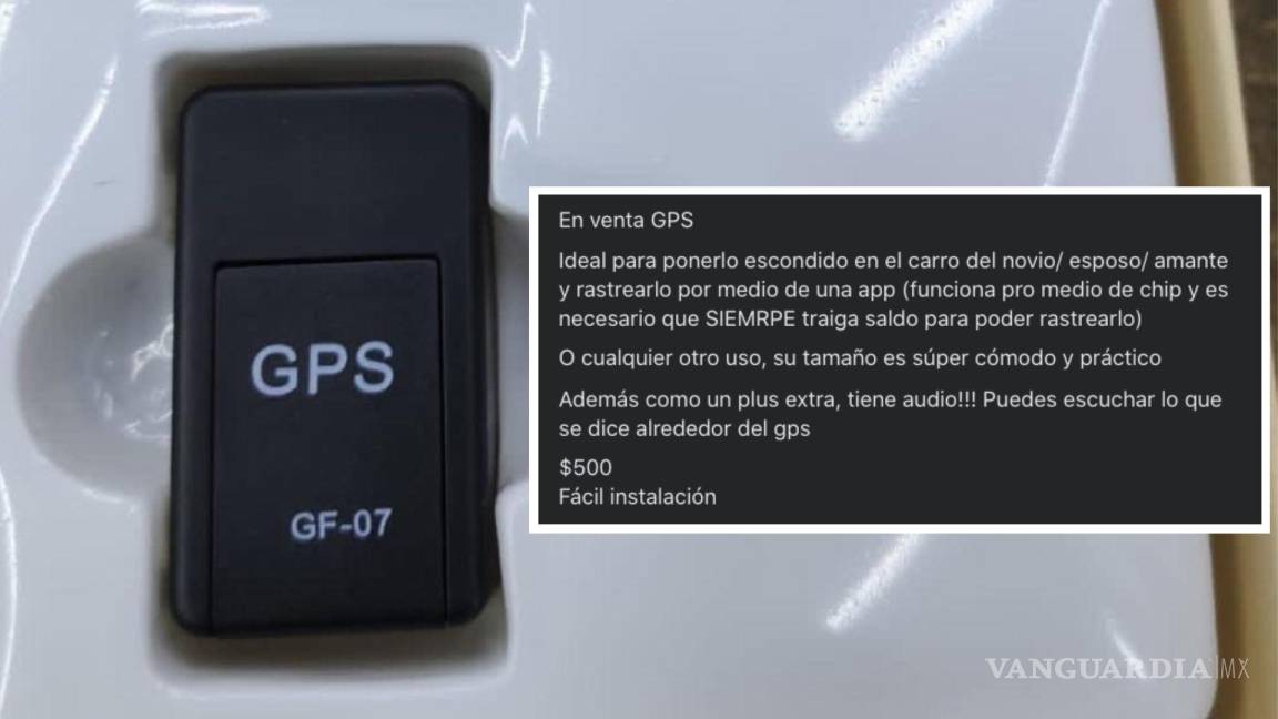 ¿Tóxicos? venden en Saltillo GPS ‘para rastrear a la pareja’; usuarios destacan su uso para seguridad personal