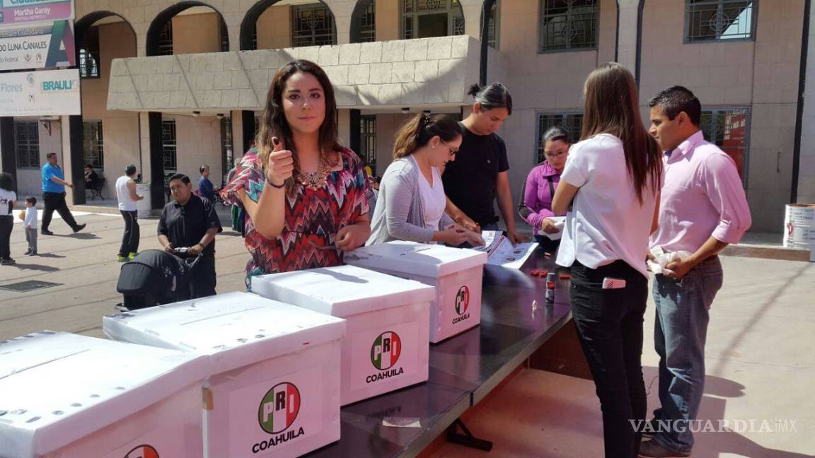 Votan más de 375 mil en elección del PRI para candidato a Gobernador de Coahuila