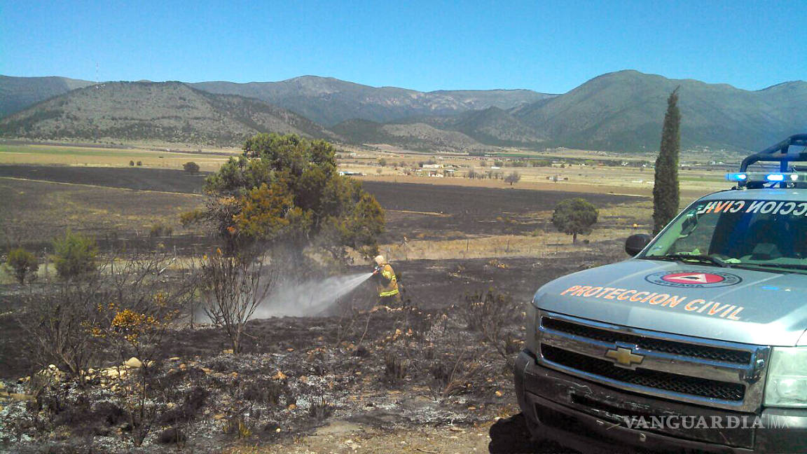 Incendio forestal acaba con 42 hectáreas de pastizales