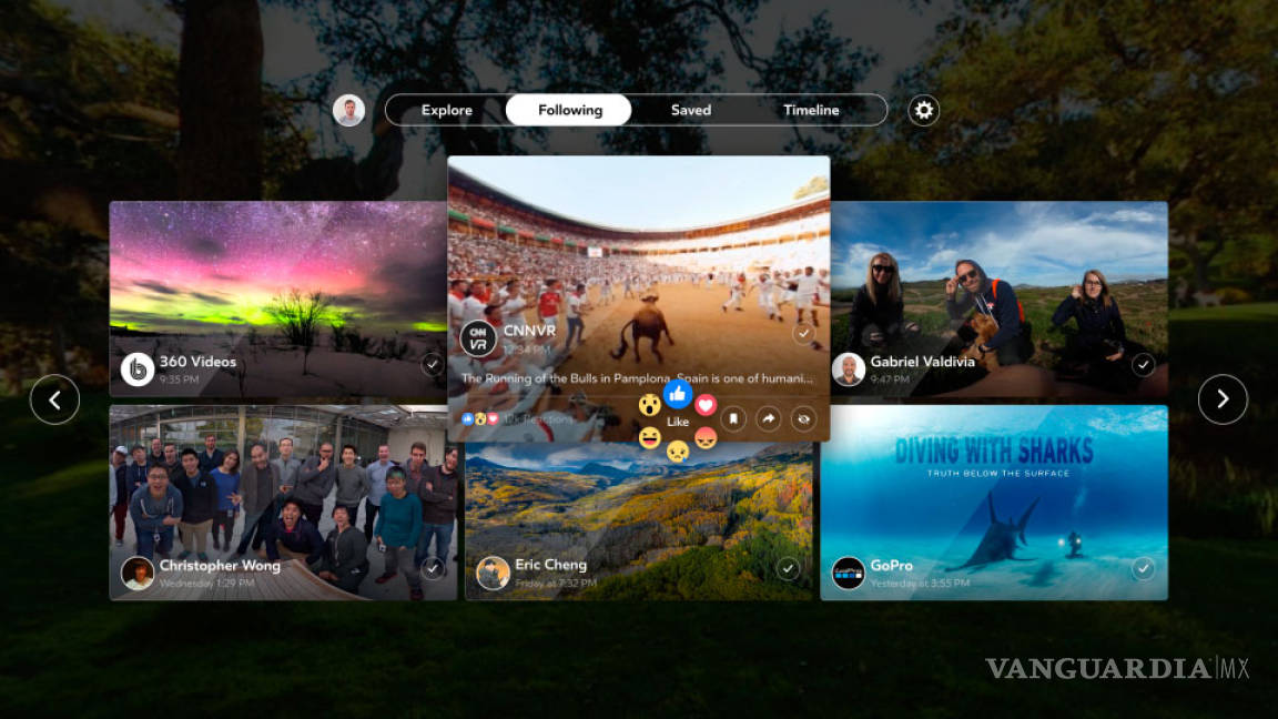 Facebook lanza app para navegar contenidos en 360°