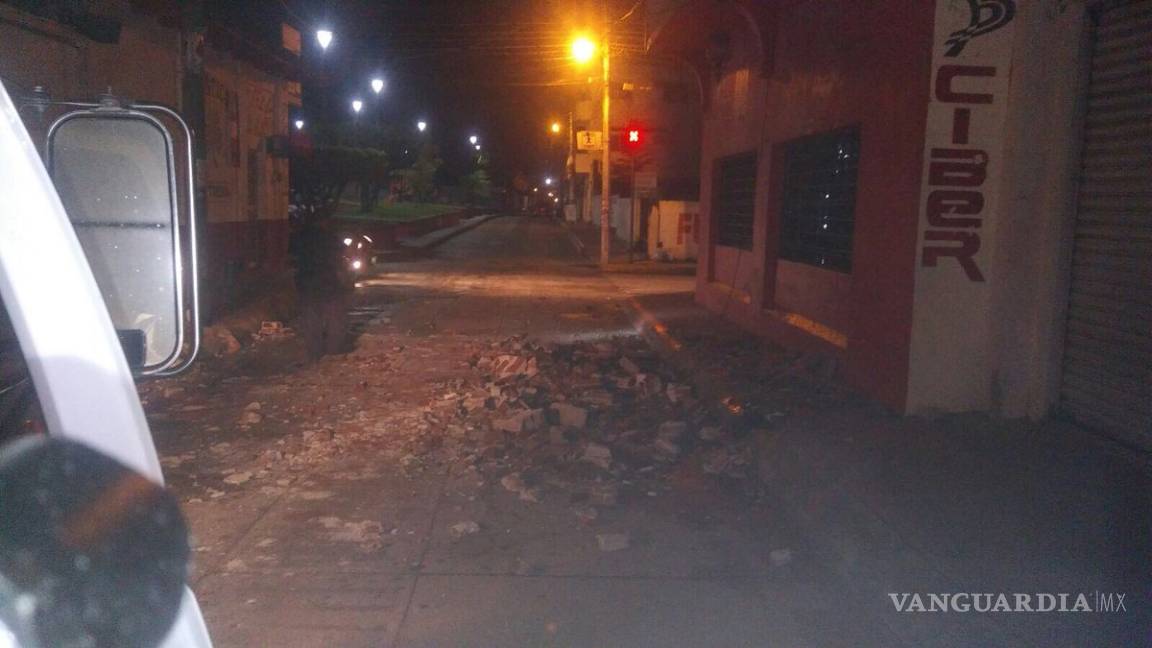 Sismo de 7.0 grados en Chiapas deja daños materiales