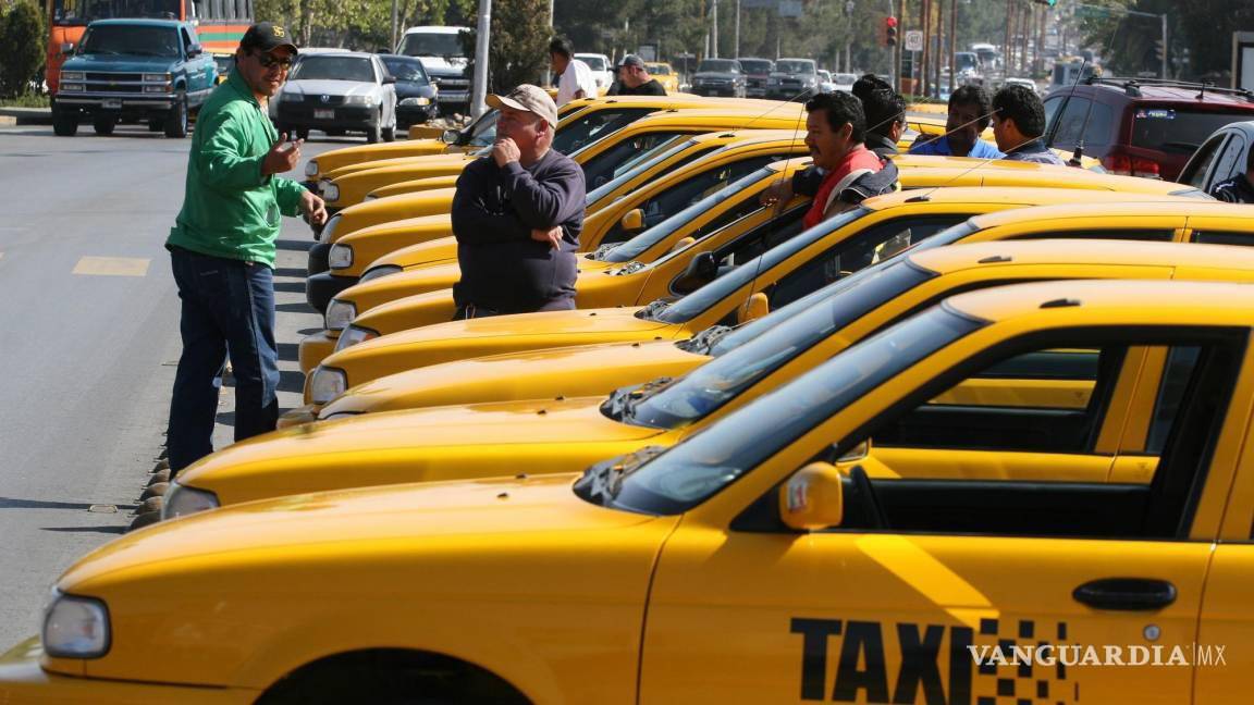 Afirman que están activas 6 mil 500 concesiones de taxis que circulan en Saltillo