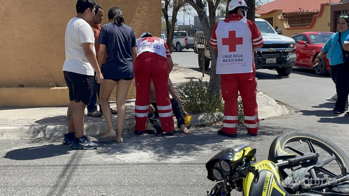 Motociclista Se Atraviesa Y Camioneta Lo Impacta Al Norte De Saltillo