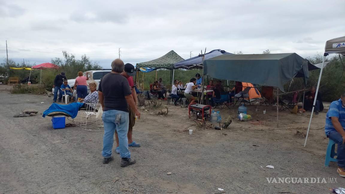 Cientos de familias se posesionan de hectáreas de la Zona Industrial de Frontera, Coahuila