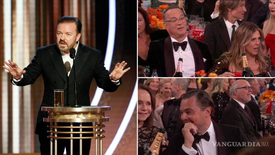Reviven en redes monólogo del actor Ricky Gervais contra Jeffrey Epstein y sus amigos famosos
