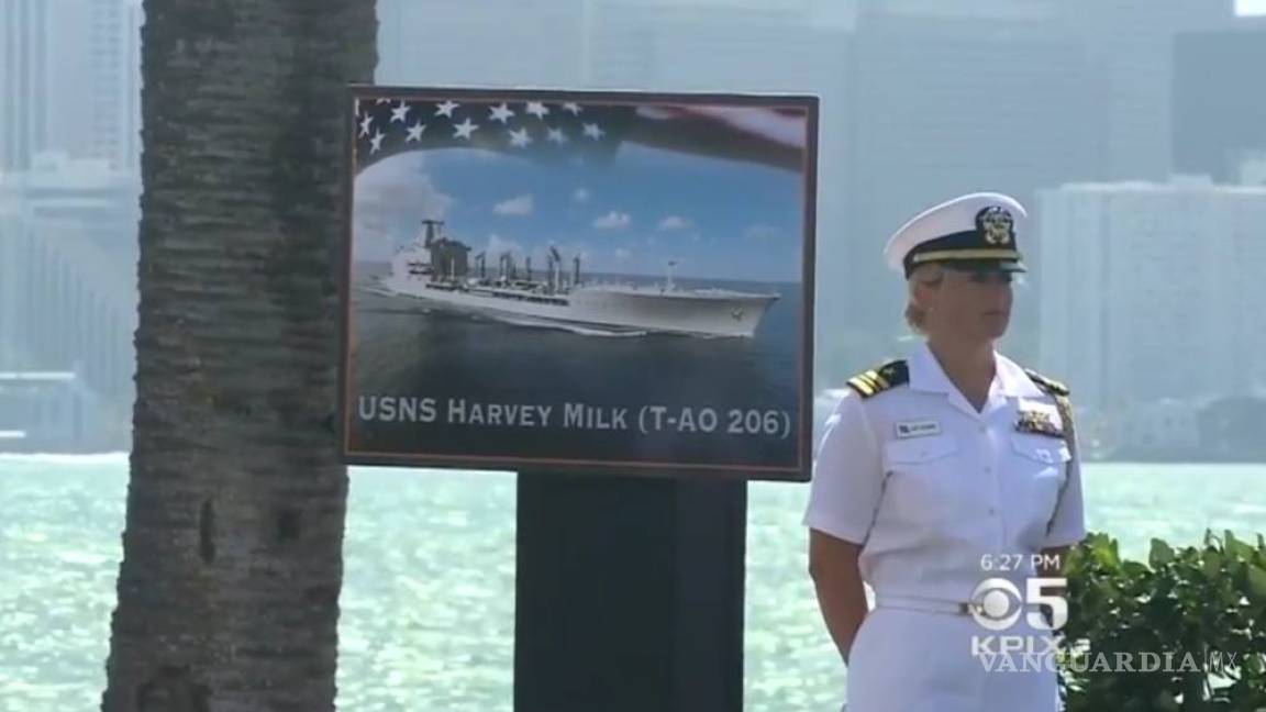 Armada de EU da a uno de sus buques el nombre del activista gay Harvey Milk