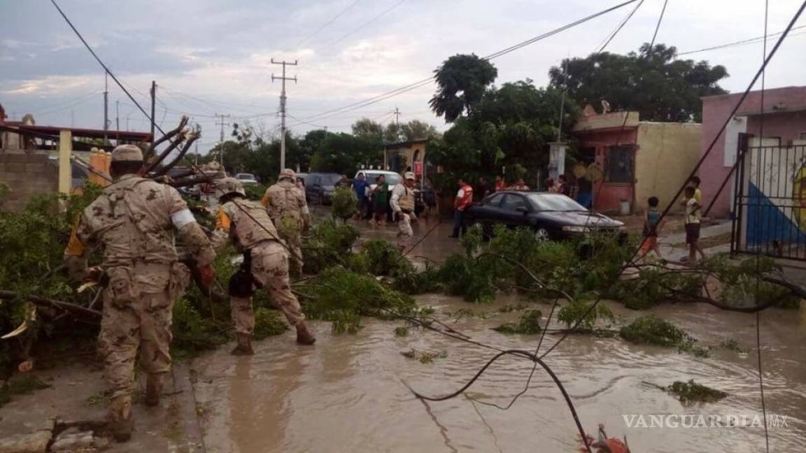 Tormenta en Acuña dejó daños por más de 400 mil pesos