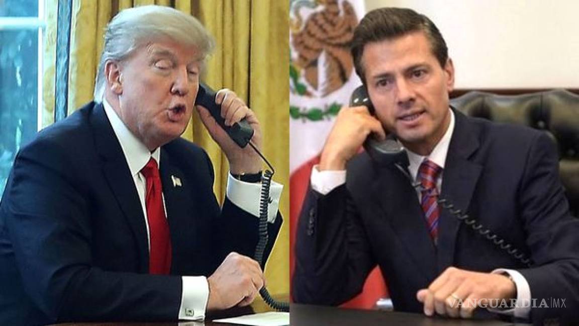 Senadores piden audio de charla Trump-Peña Nieto