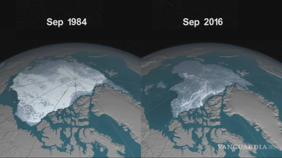 Hielo del ártico registra el mayor récord a la baja