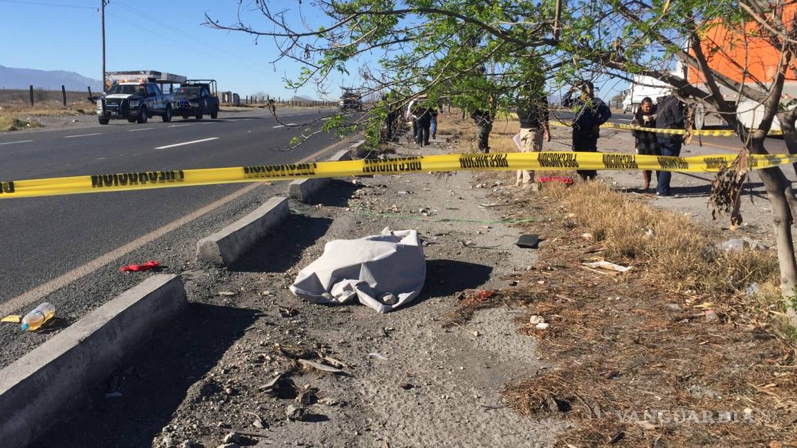 Auto fantasma mata a ‘militar’ en la carretera Saltillo-Monterrey
